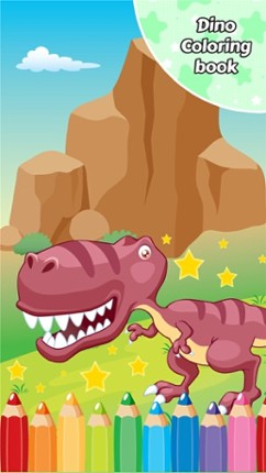 Dino Coloring Book Drawing for Kid Games screenshot