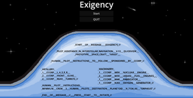 Exigency screenshot