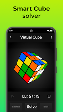 CubeX - Solver, Timer, 3D Cube screenshot