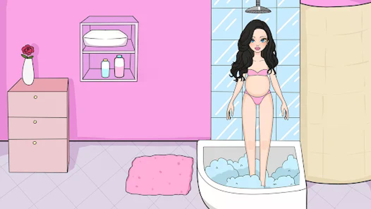 Magic Paper Dolls Dress Up DIY Image