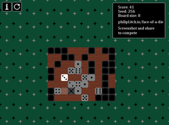 Face Of A Die Image