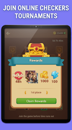 Checkers Online screenshot