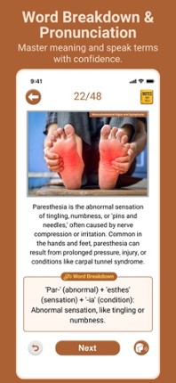 Medical Findings screenshot