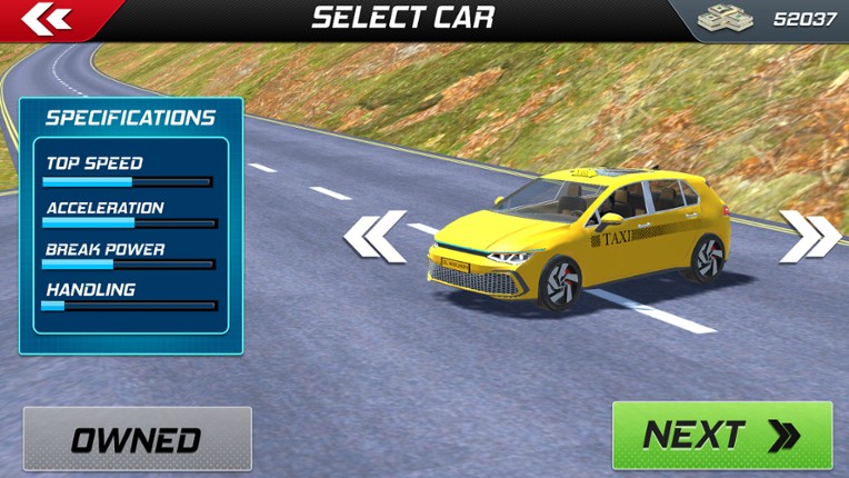 Mountain Taxi Challenge screenshot