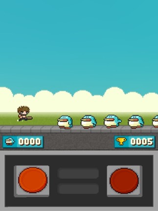 Pixel Bounce heroes Sword Survival Free Game Image
