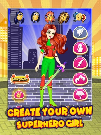 Super Hero Girls Dress Up screenshot