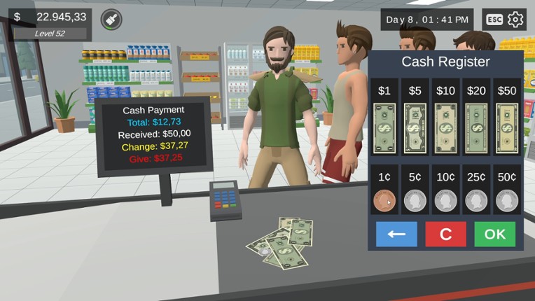 Supermarket Life Simulator screenshot