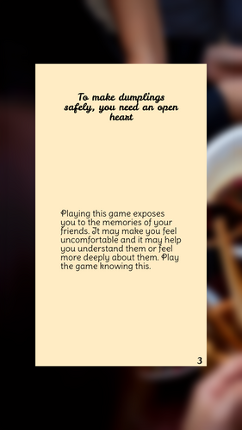 This Dumpling is my Memory of You Image