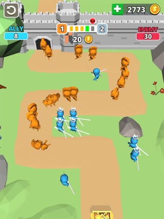Tiny Battle - Merge Troops! screenshot