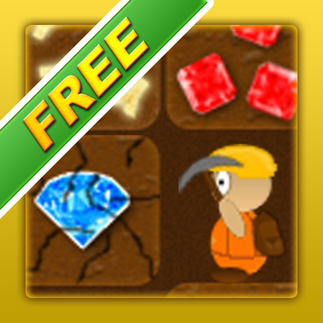 Games like Treasure Miner Free - a 2d gem mining adventure