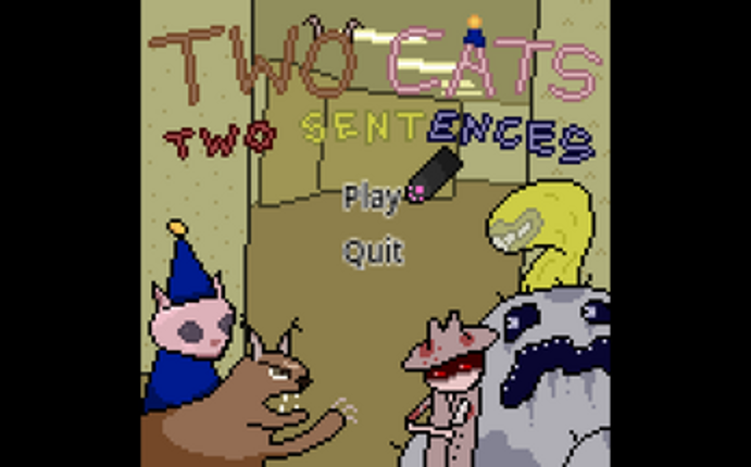 Two Cats, Two Sentences Image