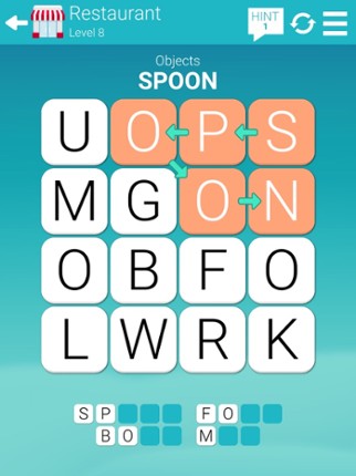 Word Swipe Grids Game screenshot