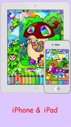 Butterfly Flutter - Coloring Pictures with Caterpillar Meadow and Dragonfly Weed Sanctuary screenshot