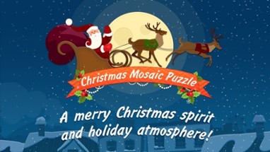 Christmas Mosaic Puzzle Free Image