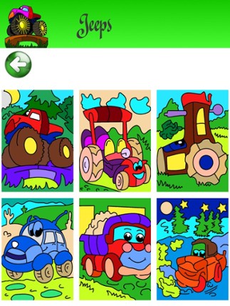 Coloring Pages for Boys with Cars 2 - Games & Pictures for Kids & Grown Ups screenshot