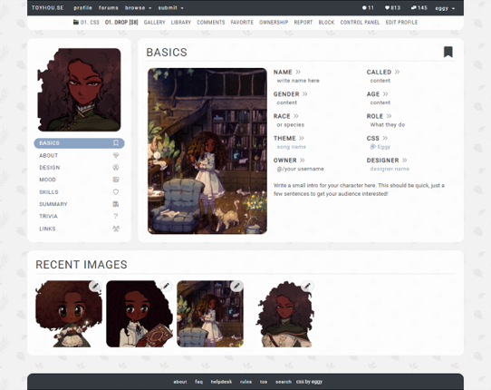 Drop Profile Image