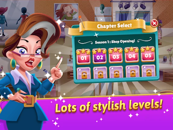 Fashion Salon Dash: Shop Game Image