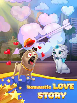 Super Pug Story Match 3 puzzle screenshot