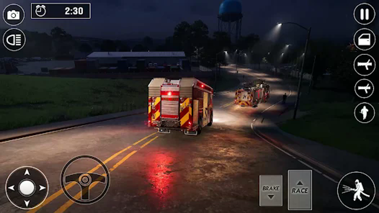 Fire Truck Rescue Firefighter screenshot