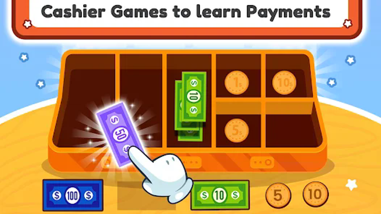 Grocery Market Cashier Store Image