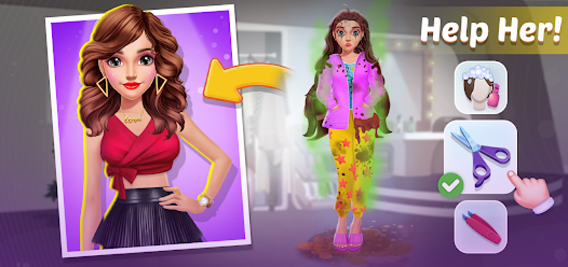 Makeover Madness: Cook & Style screenshot