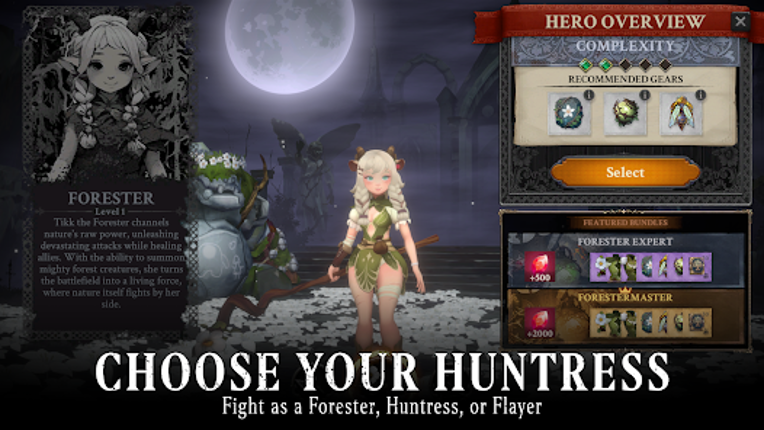 Soul Huntress: Offline Games screenshot