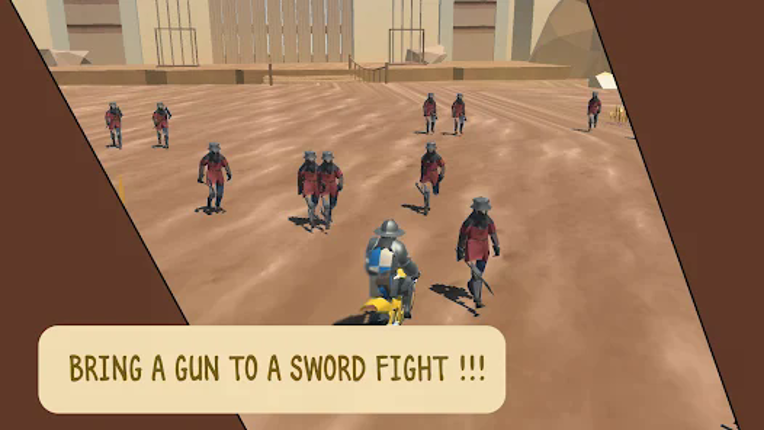 Bring a gun to a sword fight screenshot