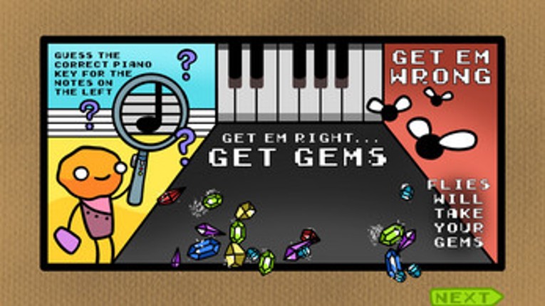 Infinite Note Guessing Game screenshot