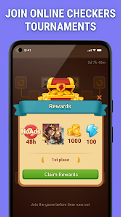 Checkers Online screenshot