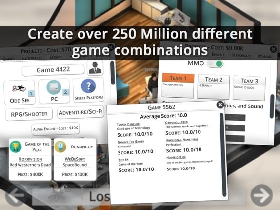 Game Studio Tycoon 3 Free screenshot