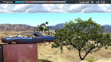 Jumping Motorcycle:Hill Racing Image