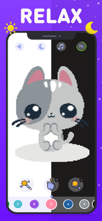 Lama - Color by Number & Pixel Art Game screenshot