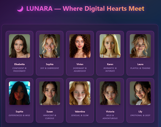 LUNARA — Where Digital Hearts Meet Image