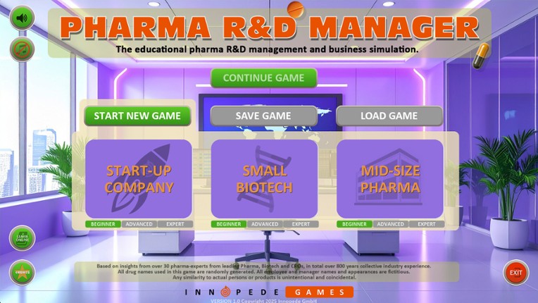 Pharma R&D Manager screenshot
