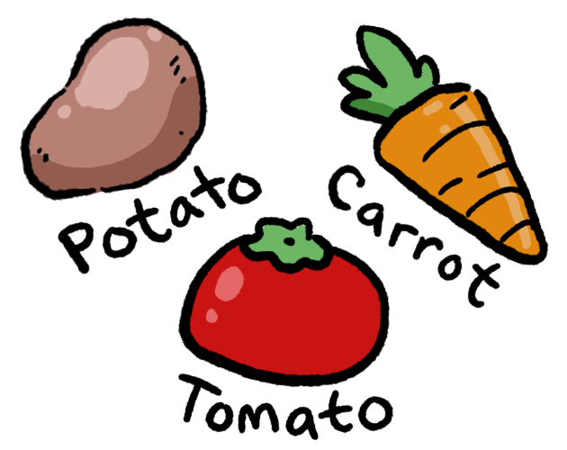 Games like Potato Carrot Tomato