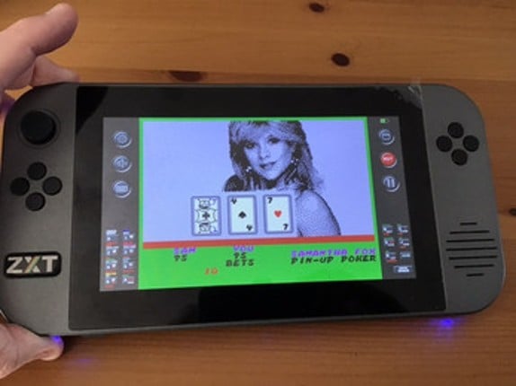 Sam Fox Pin-Up Poker (ZX Spectrum/Next Enhanced) screenshot