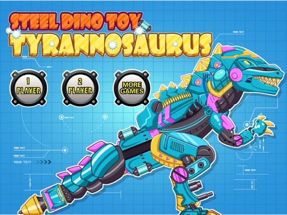 Steel Dino Toy: Mechanic Tyrannosaurus Image