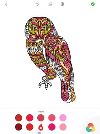 Adult Animal Coloring Pages screenshot