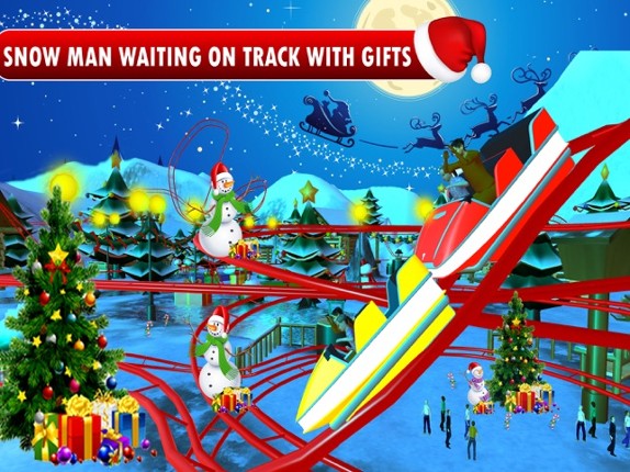 Christmas Roller Coaster Ride 3D screenshot