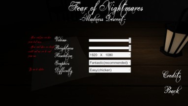 Fear Of Nightmares: Madness Descent Image