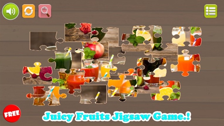 Fruits Jigsaw Puzzles Learning Games Free For Kids screenshot