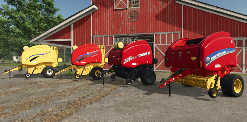 FS25 New Holland/Case IH Roll-Belt Round Baler Image