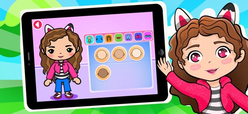 Gabby Dress Up Coloring Book screenshot