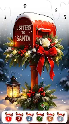 Cozy Christmas Color Image