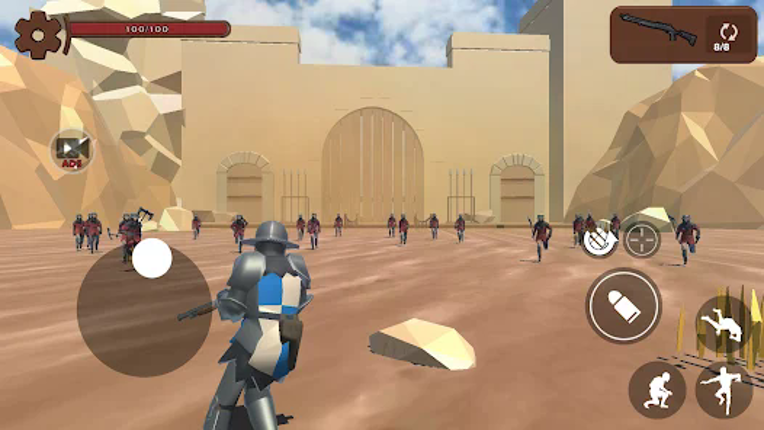 Bring a gun to a sword fight screenshot