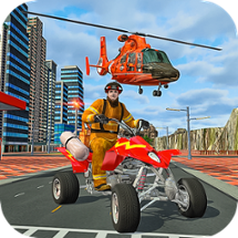 FireFighter ATV Bike: Helicopter Rescue 2018 Image