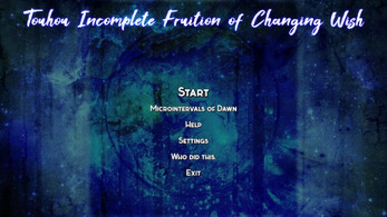 Touhou - Incomplete Fruition of Changing Wish Image