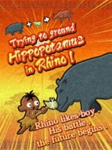 Hippopotamus &amp; Rhino Image