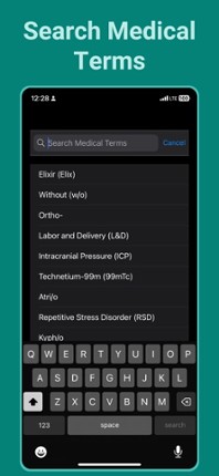 Medical Findings screenshot