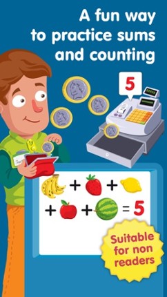 Shop &amp; Math - Games for Toddlers to Learn Counting Image